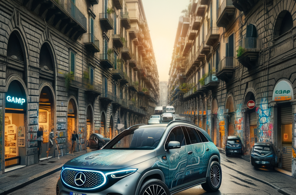 “Mercedes EQB: Rivoluzione del Noleggio Auto Elettrico a Napoli”