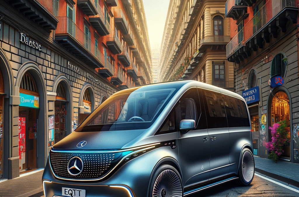 “Guida con Stile: Noleggio Van a Napoli con il Mercedes-Benz EQT”